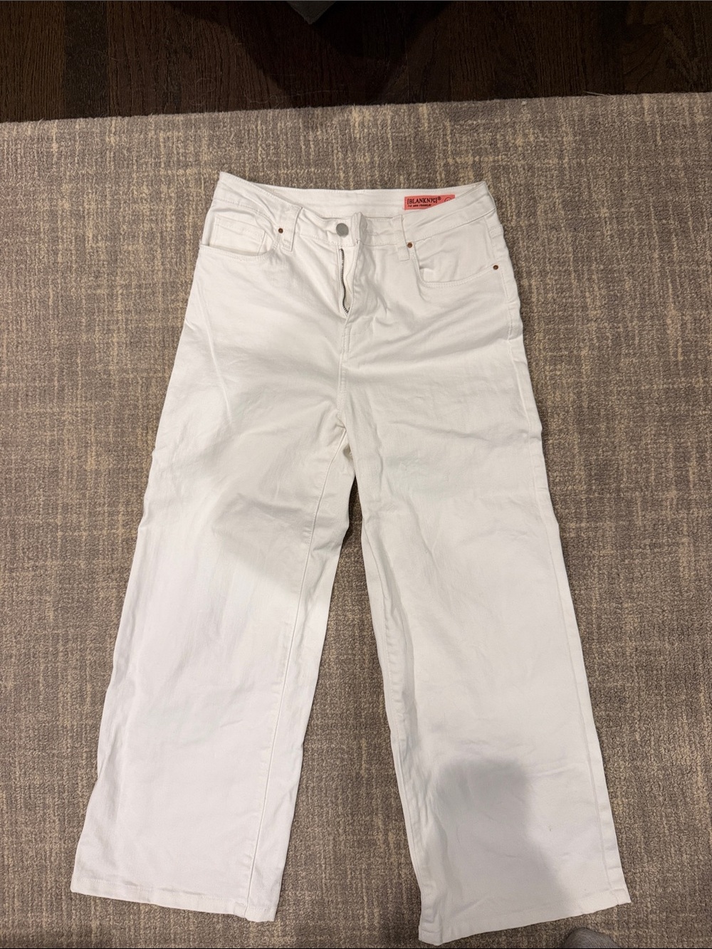 Girls BLANKNYC White Wide-Leg Jeans - worn 1x!! Like new!